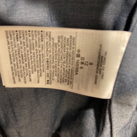 Linen Blazer - Gap Dark Blue Blazer Jacket - Picture 9 of 9